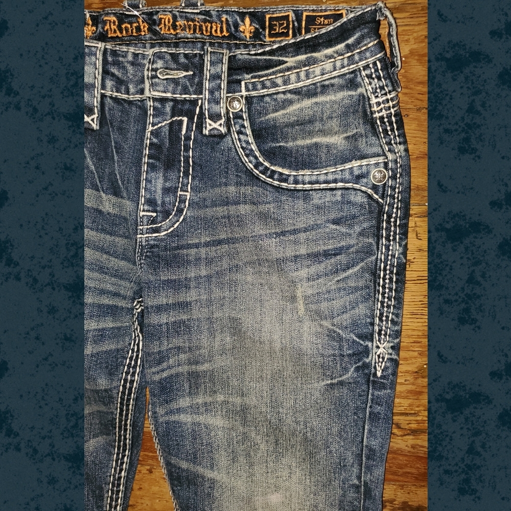 Rock Revival Stan slim straight jeans - Picture 3 of 12